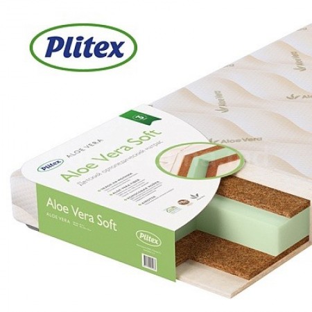 Детский матрас Plitex Aloe Vera Soft 120х60х11см (АВ-11/1) А-19